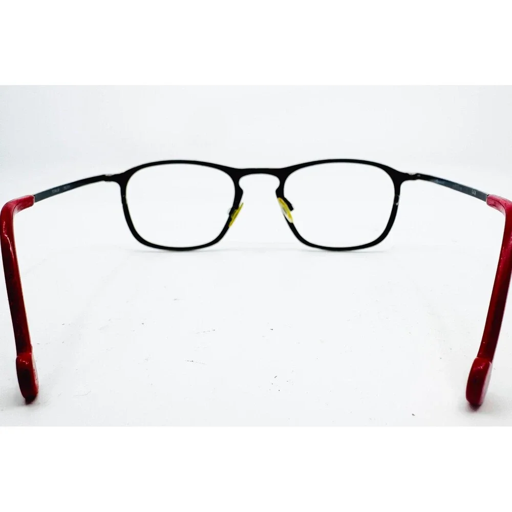EyeWorks Heath 549 Eyeglasses Mens Brown Titanium Full Rim 48-19-140